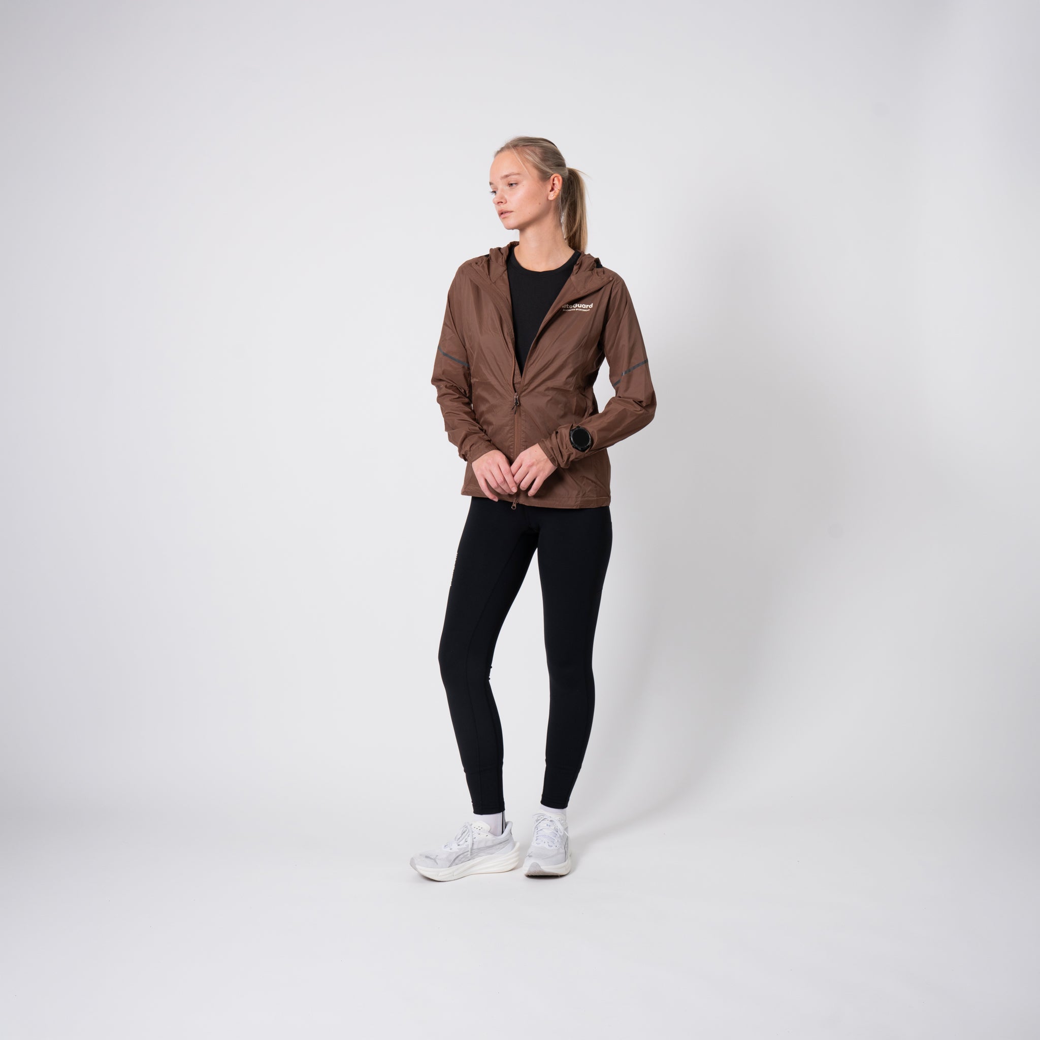 liiteGuard AERO-TECH WINDBREAKER (WOMEN) Top Cocoa Brown