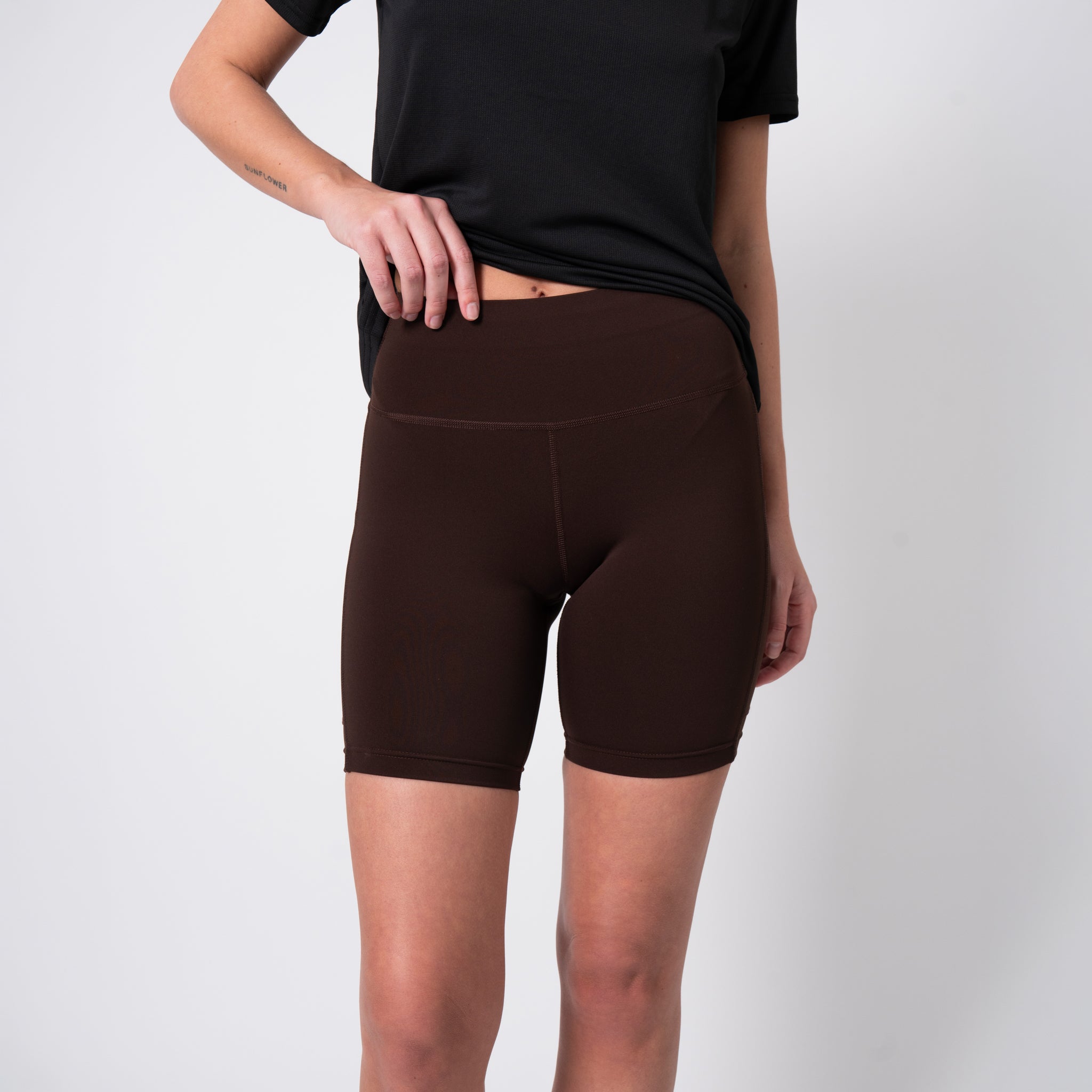 liiteGuard GLU-TECH TRAINING SHORT TIGHTS (WOMEN) Short tights Coffee Bean