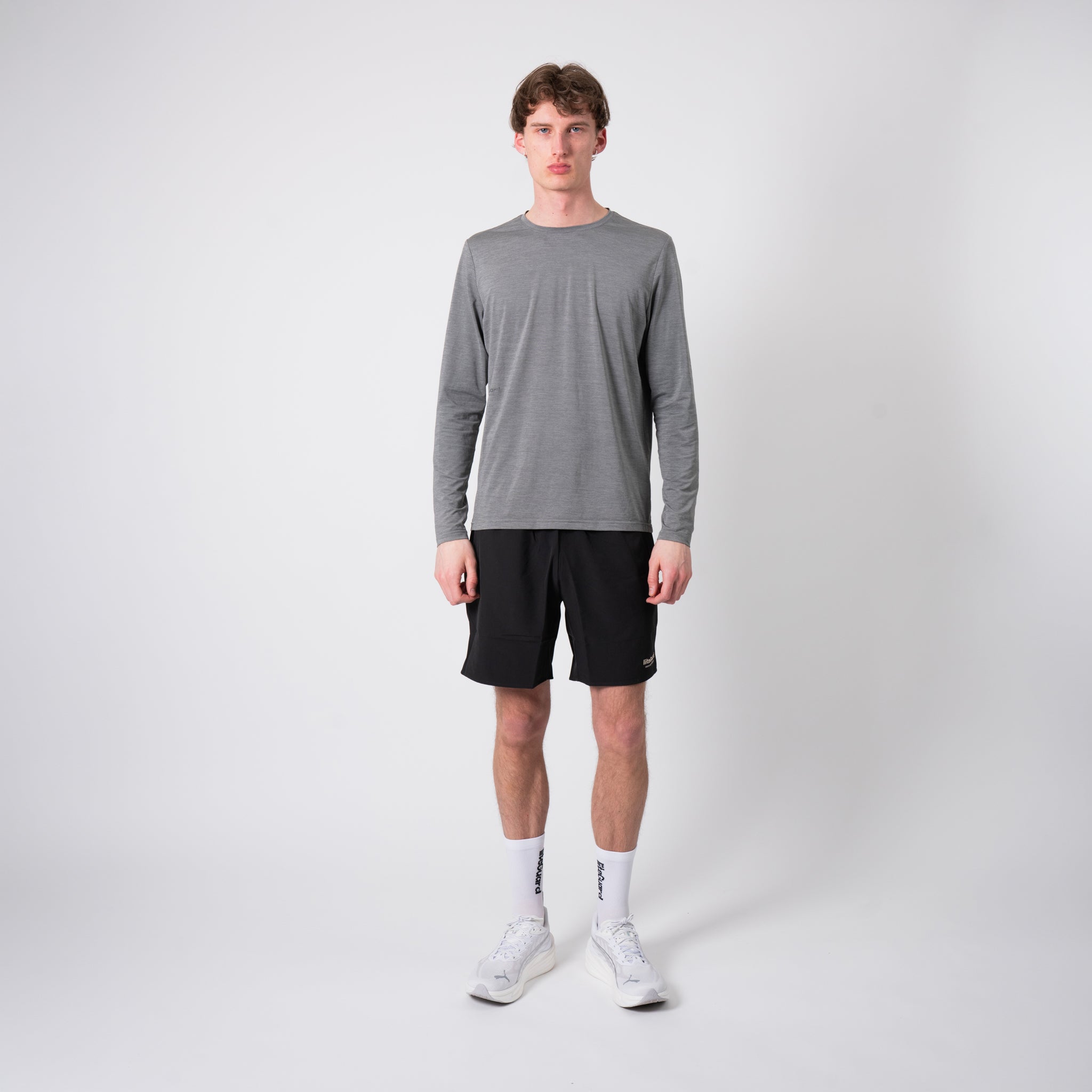 liiteGuard GROUND-TECH LIGHT LS T-SHIRT (MEN) T-shirts Grey Melange