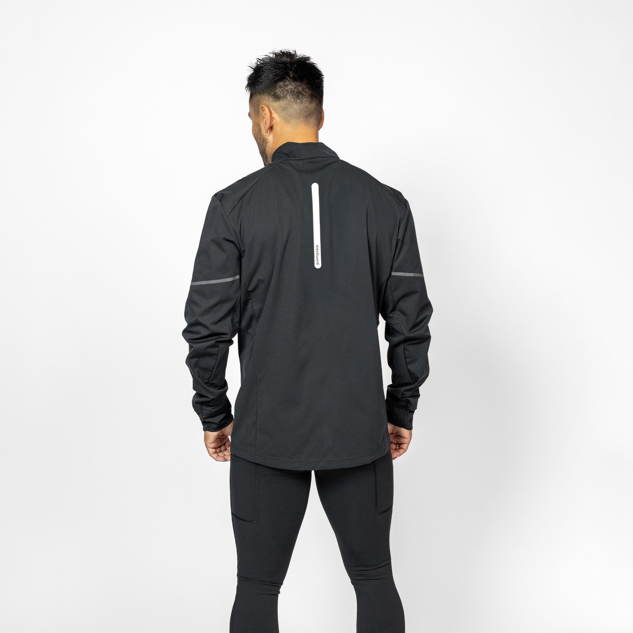 liiteGuard HYDRO-TECH RUNNING JACKET (MEN) Jacket Black