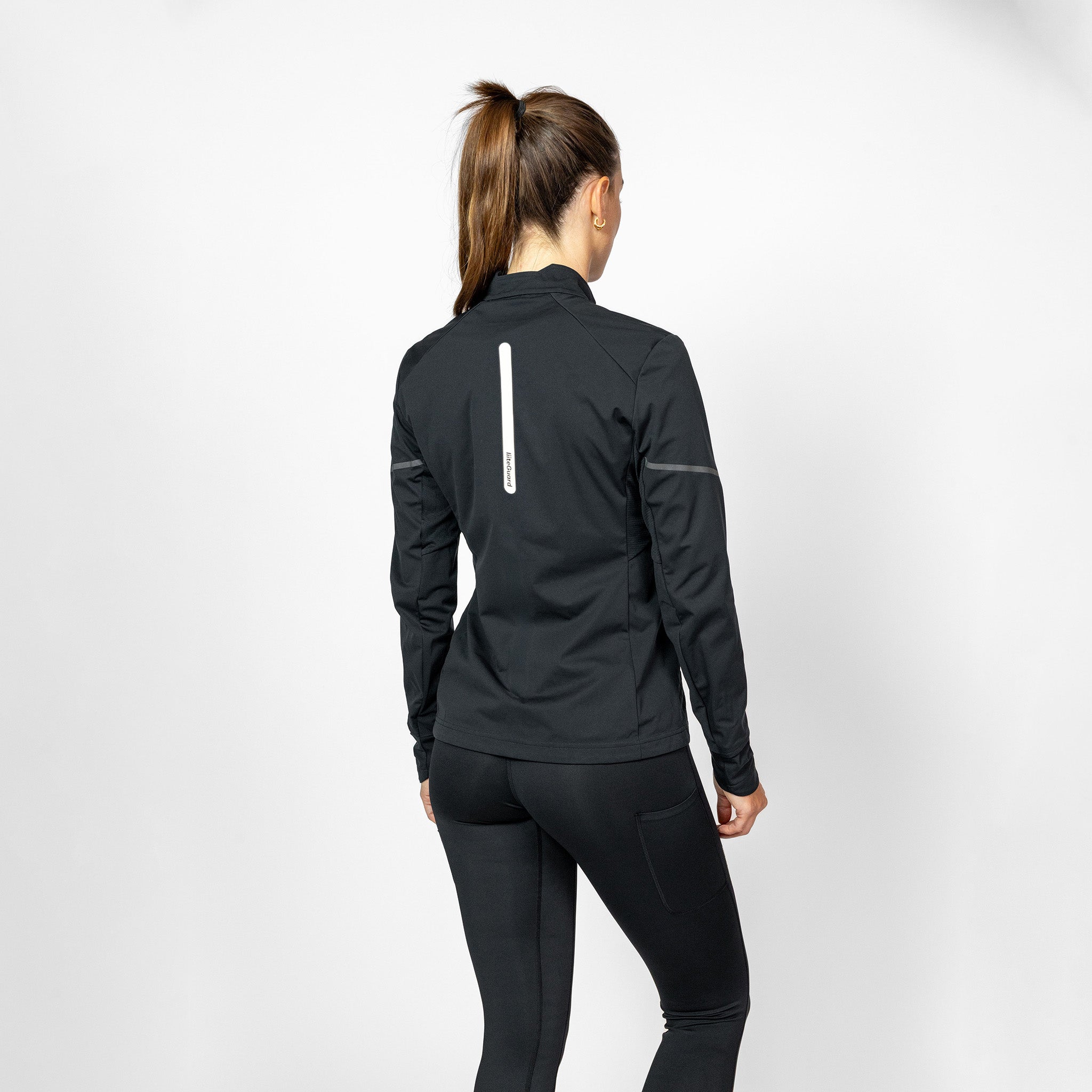 liiteGuard HYDRO-TECH RUNNING JACKET (WOMEN) Jacket Black