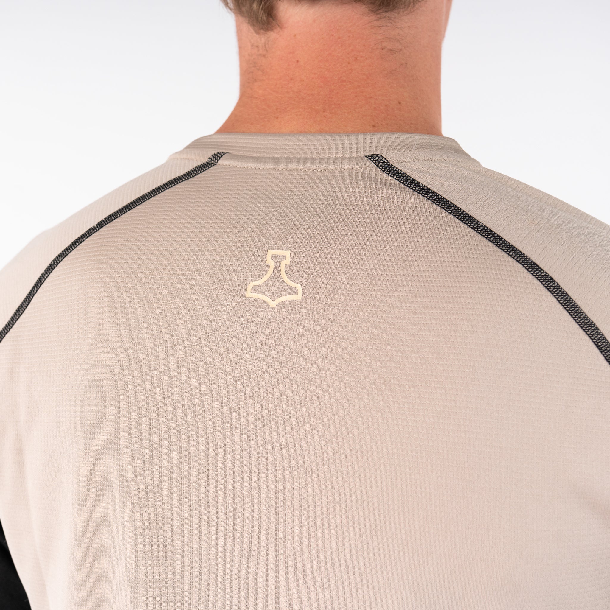 liiteGuard MERINO HYBRID T-SHIRT (MEN) T-shirts Black/Sand