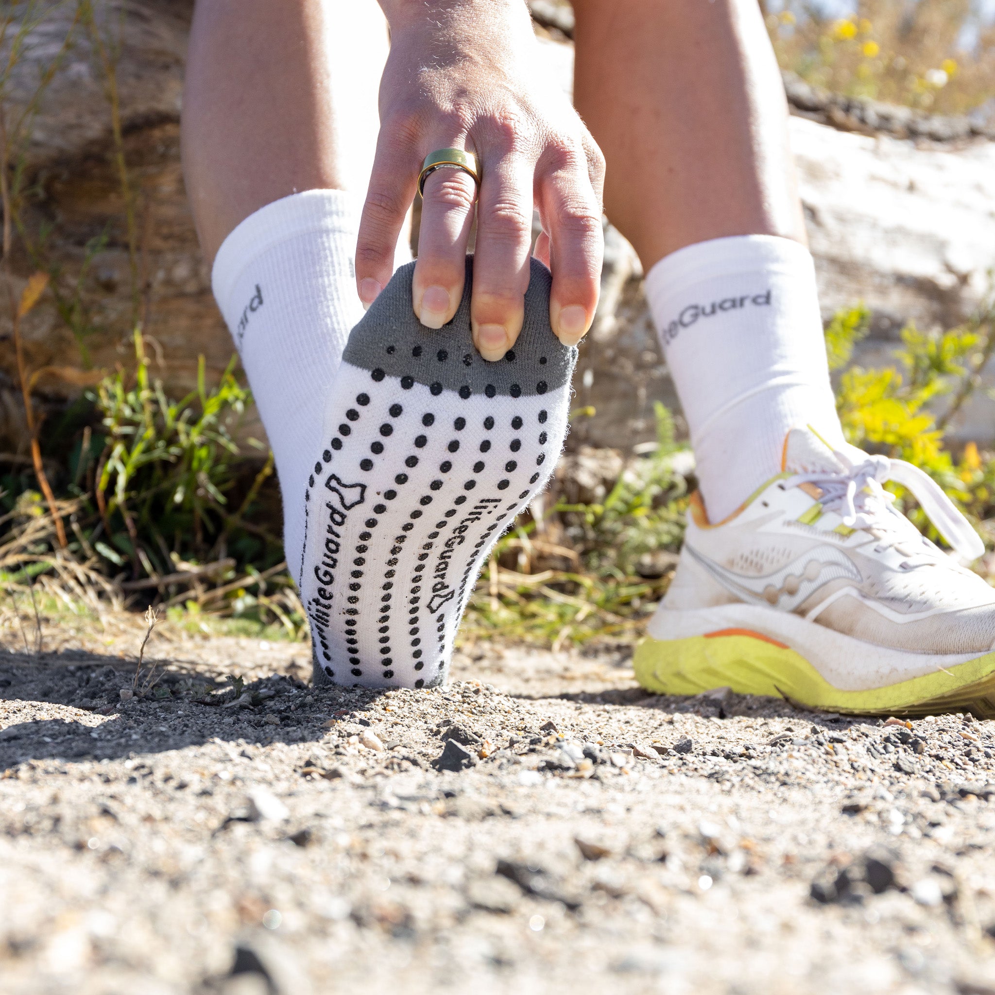 liiteGuard MERINO PRO-TECH SOCK Medium socks Off White
