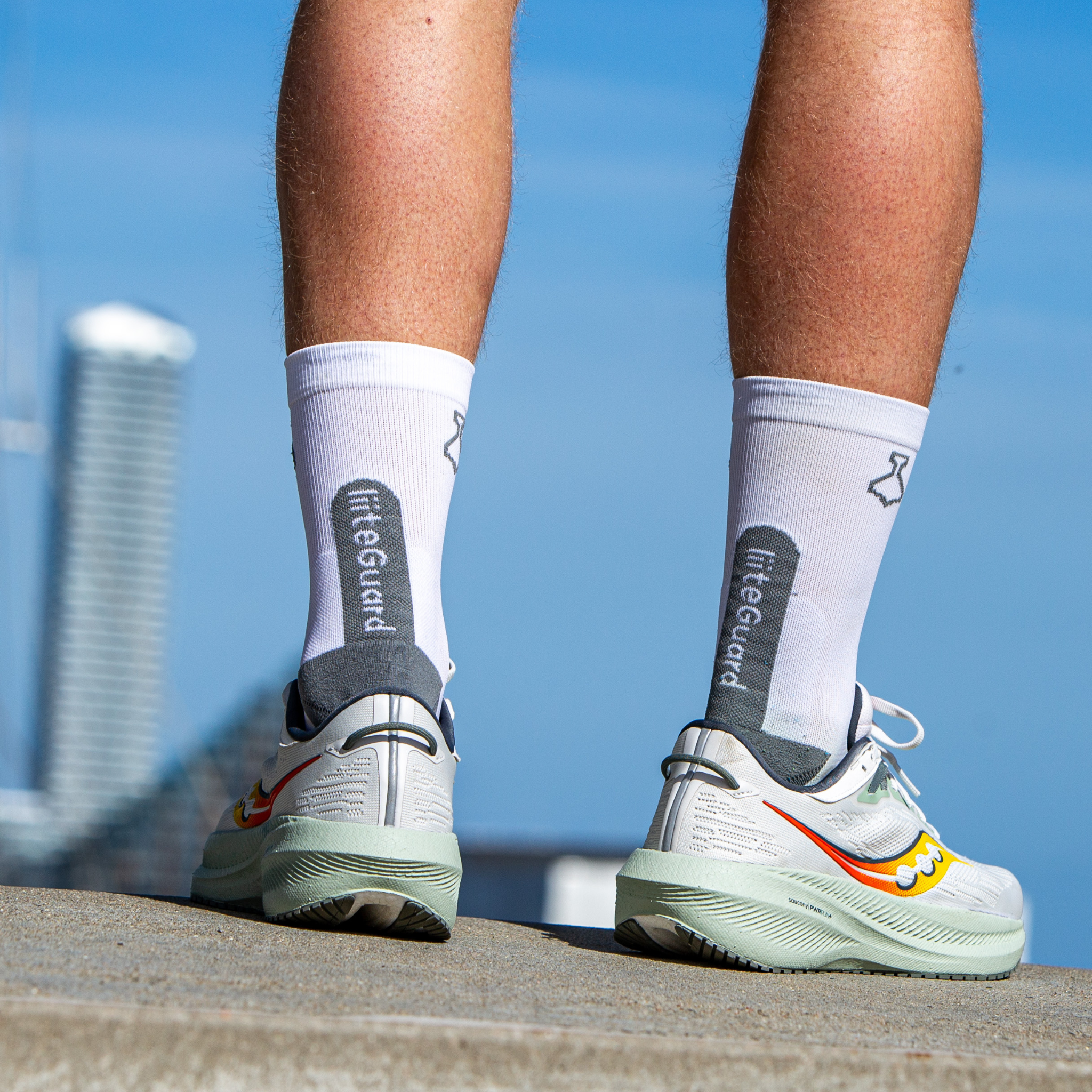 liiteGuard ULTRALIGHT SOCK Medium socks White