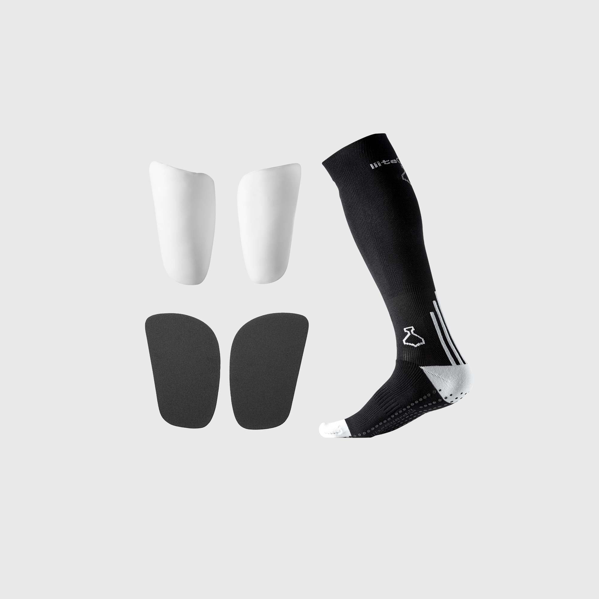 Liiteguard PERFORMANCE SET Long socks SCHWARZ