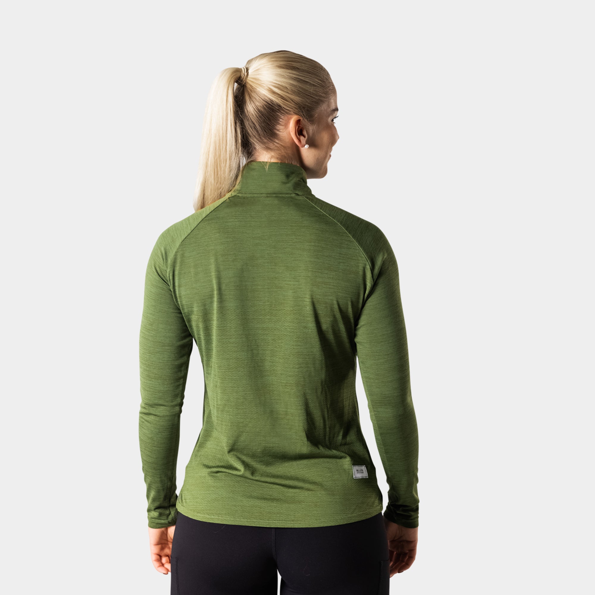 Liiteguard RE-LIITE 1/4 ZIP SHIRT (Damen) Zippers GRÜN