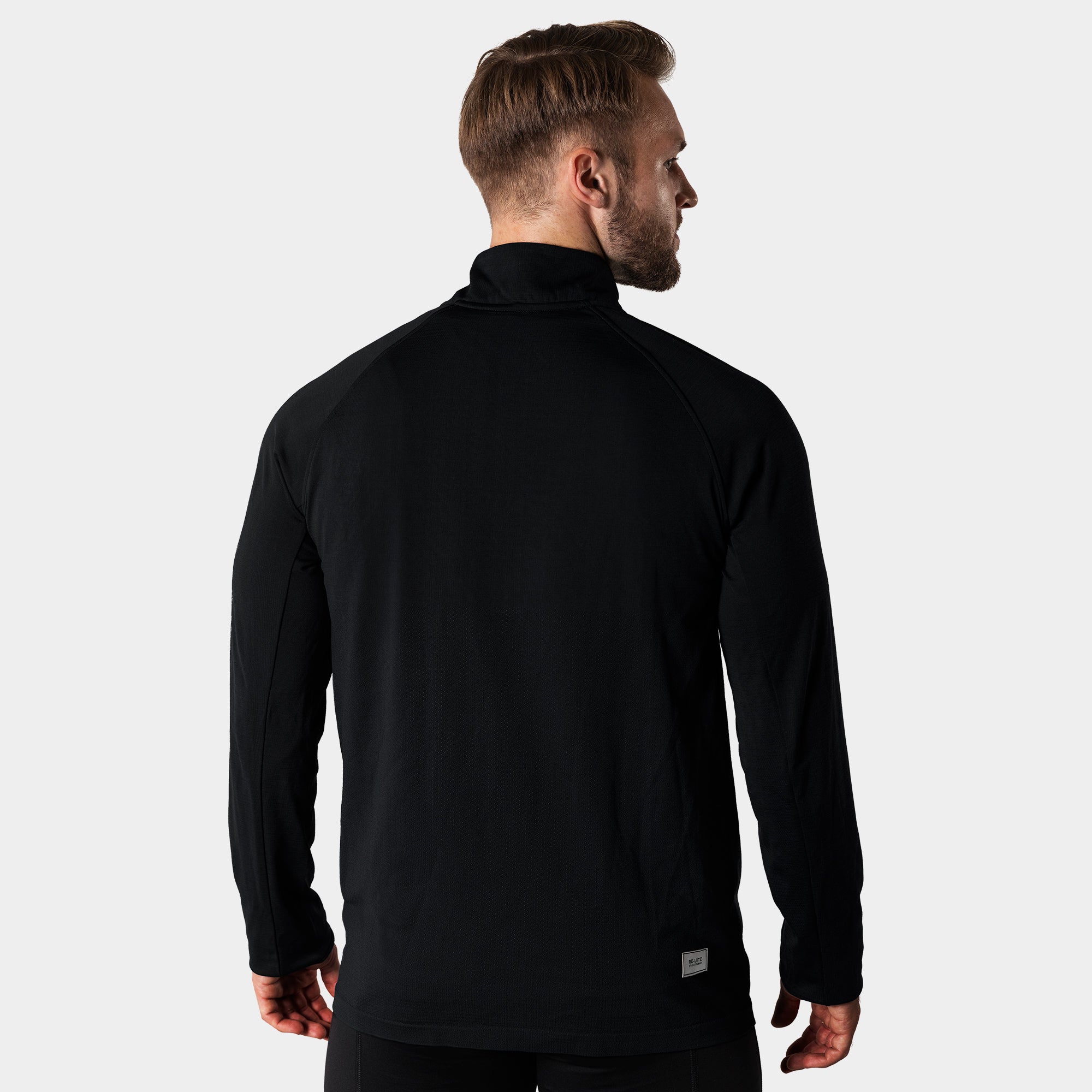 Liiteguard RE-LIITE 1/4 ZIP SHIRT (Herren) Zippers SCHWARZ