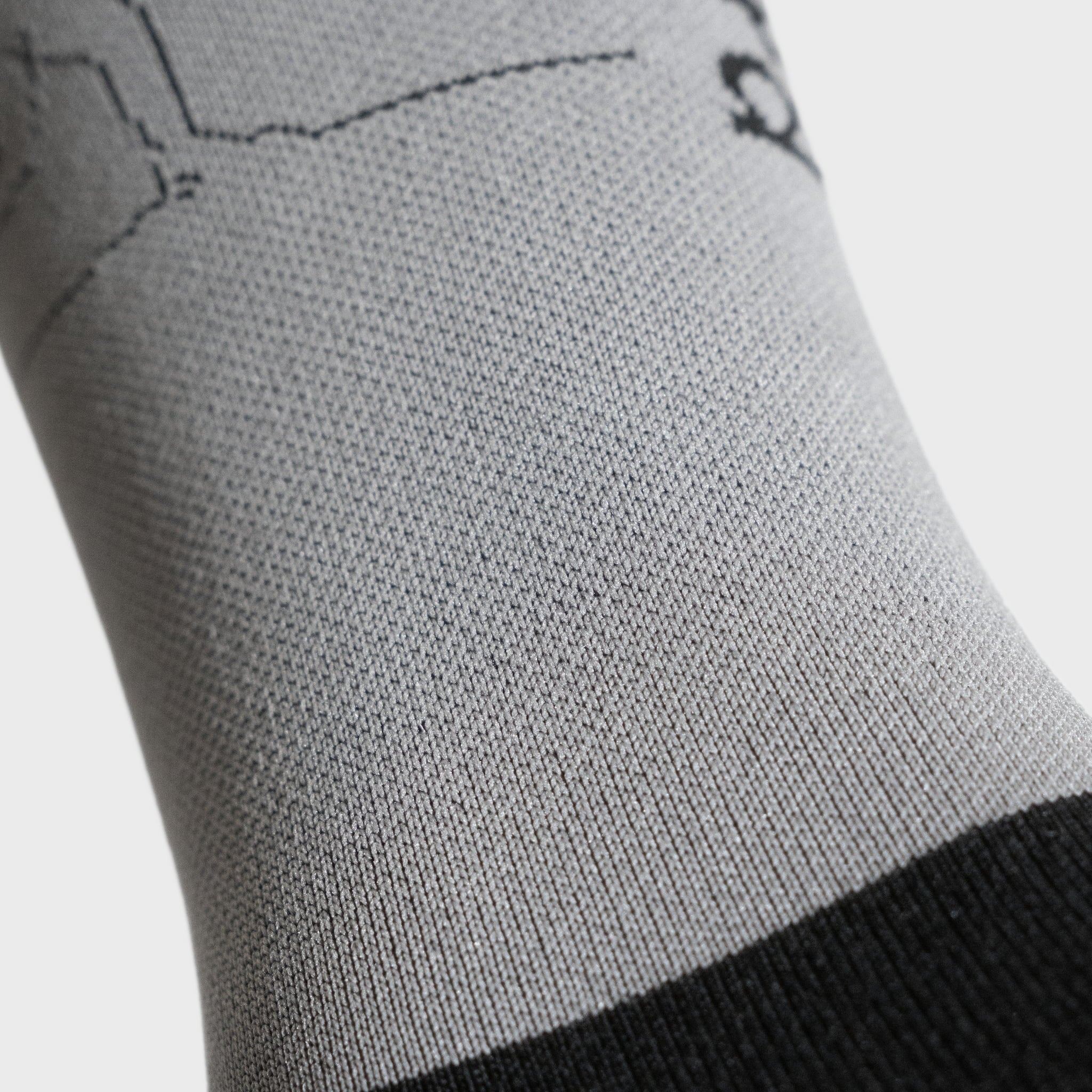 liiteGuard EVERYDAY MERINO SOCK Medium socks Black/Grey