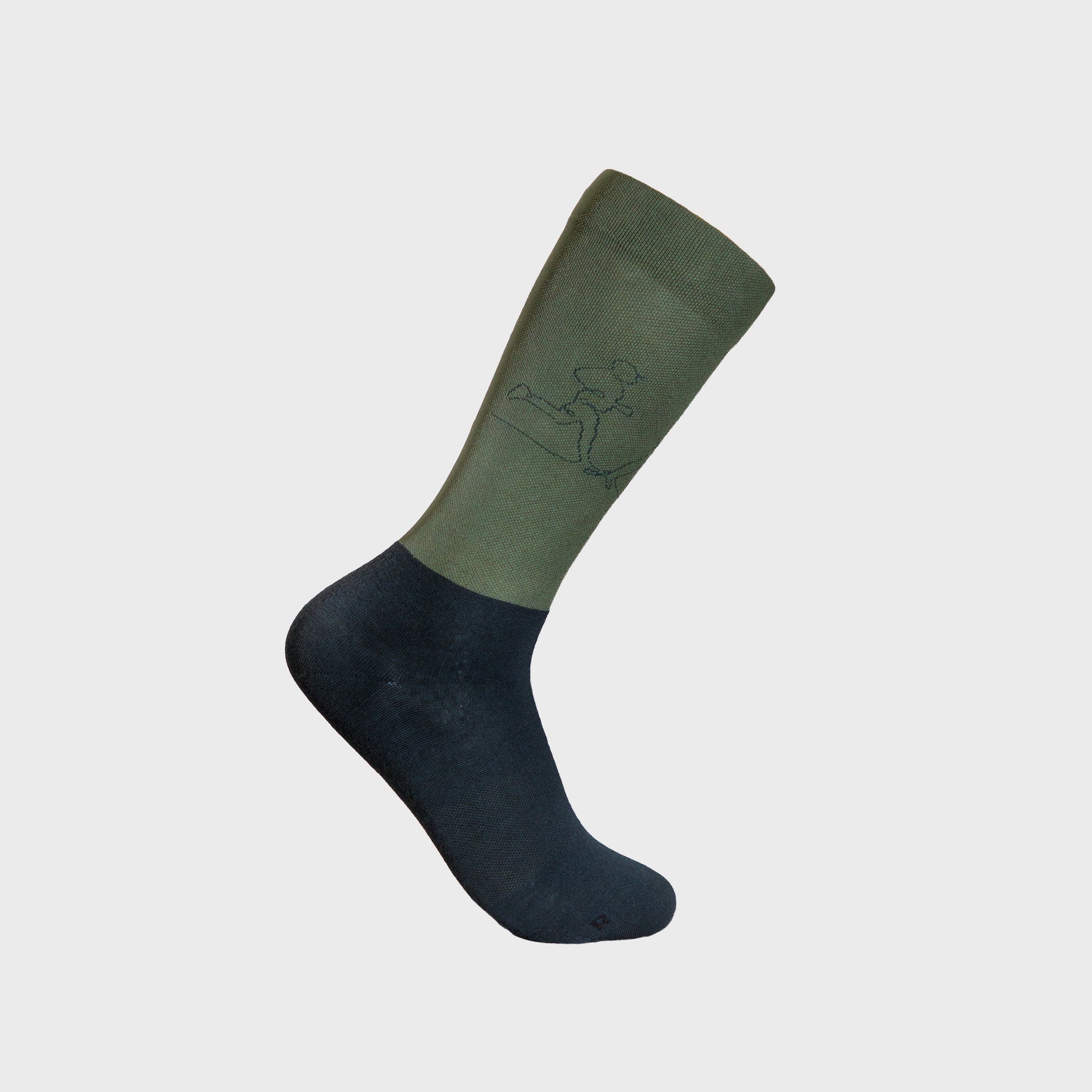 liiteGuard EVERYDAY MERINO SOCK Medium socks Dark Green/Green