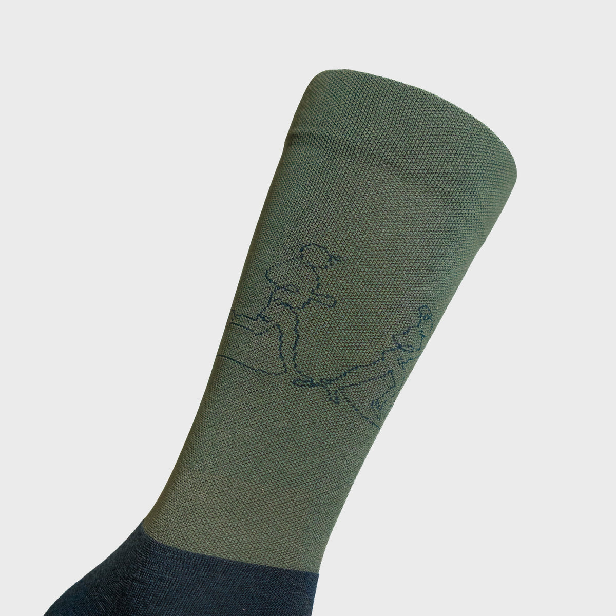 liiteGuard EVERYDAY MERINO SOCK Medium socks Dark Green/Green