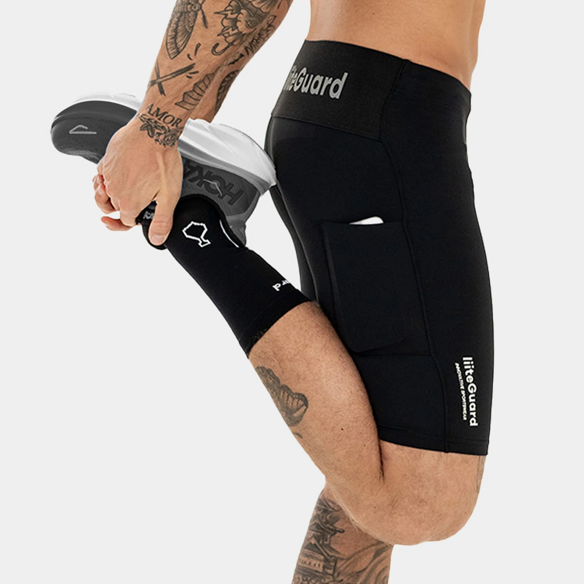 liiteGuard GLU-TECH SHORT TIGHTS (MEN) Short tights Black