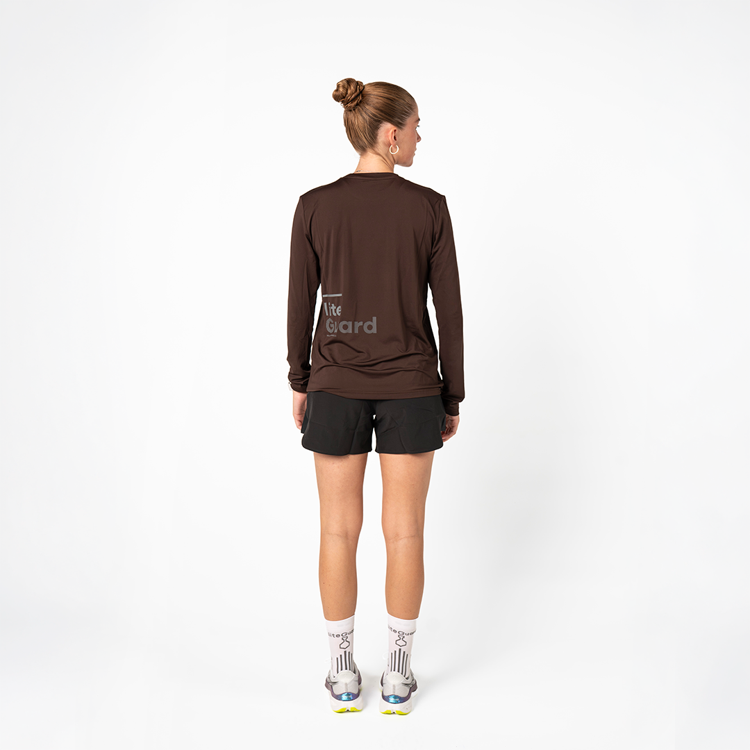 liiteGuard GROUND-TECH LIGHT LS T-SHIRT (WOMEN) Long Sleeve T-shirts Coffee Bean