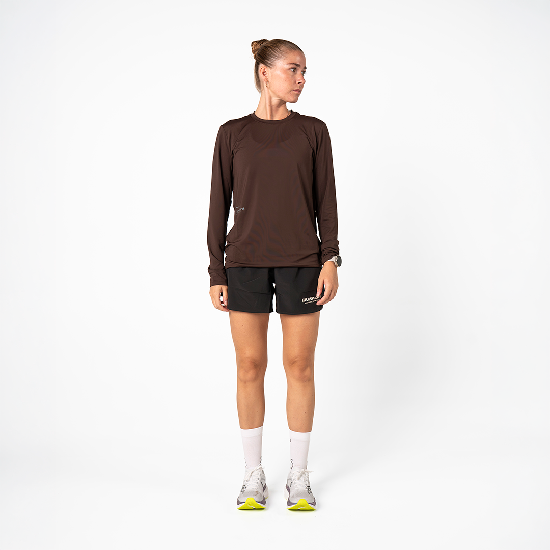 liiteGuard GROUND-TECH LIGHT LS T-SHIRT (WOMEN) Long Sleeve T-shirts Coffee Bean