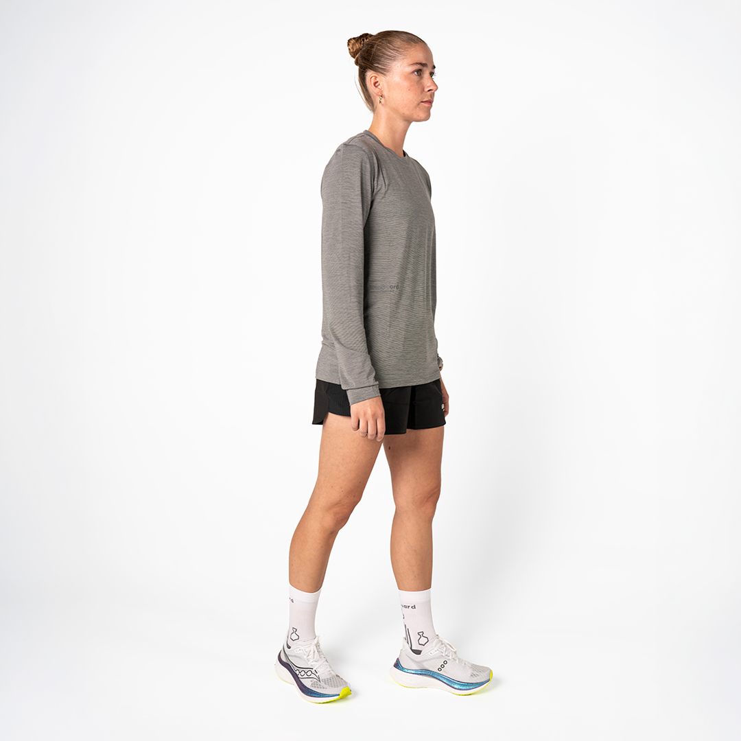liiteGuard GROUND-TECH LIGHT LS T-SHIRT (WOMEN) Long Sleeve T-shirts Grey Melange