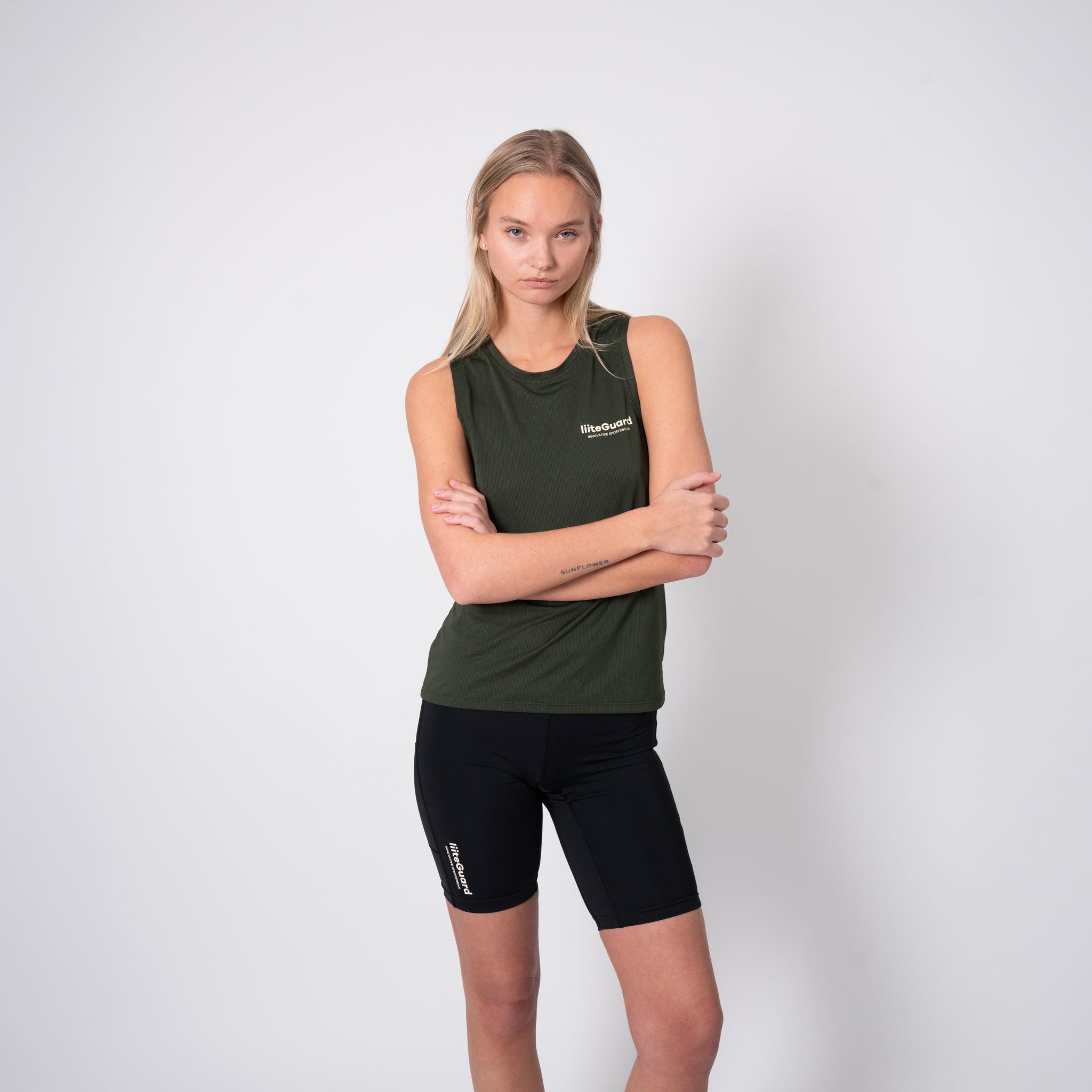 liiteGuard GROUND-TECH SINGLET (WOMEN) Singlet Army green