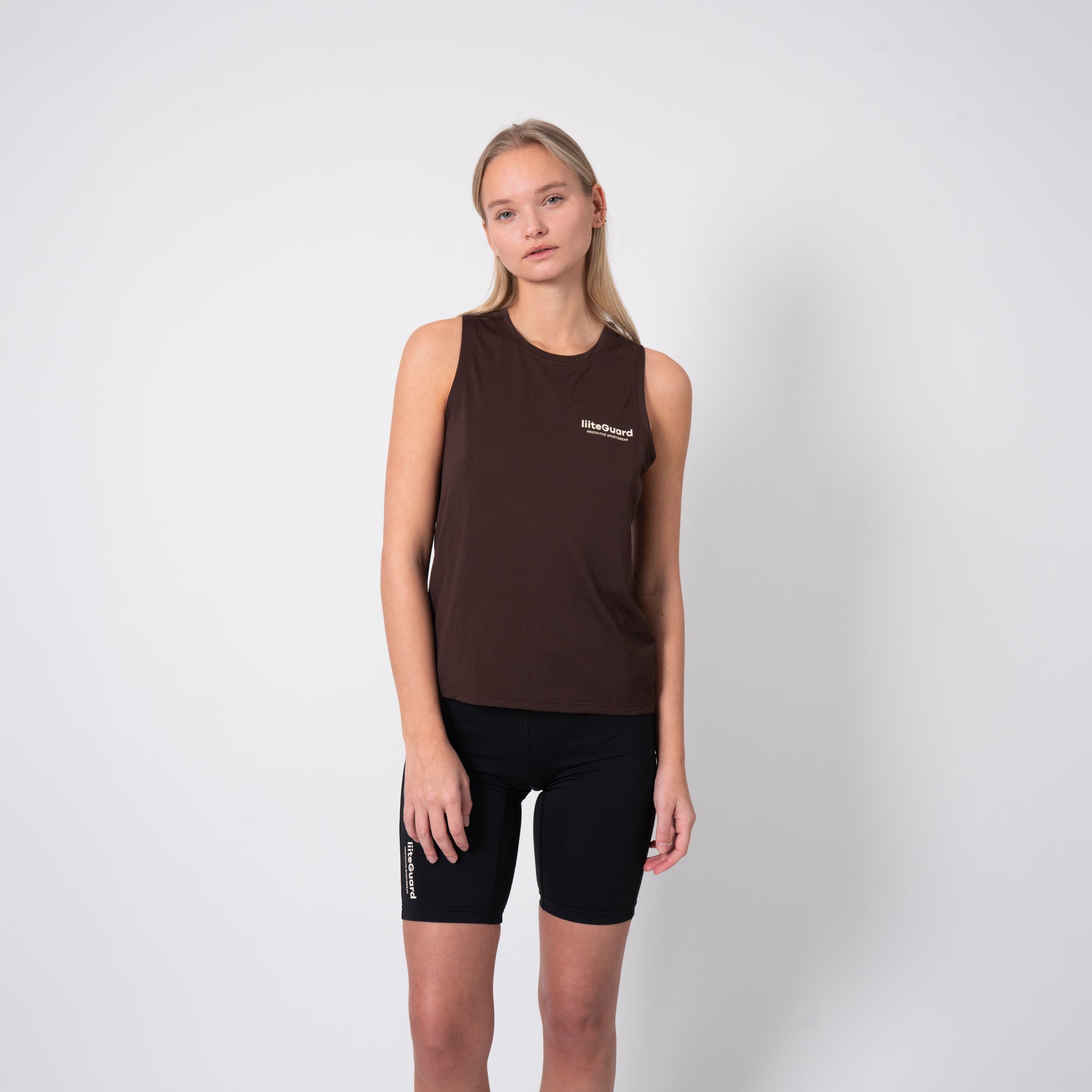 liiteGuard GROUND-TECH SINGLET (WOMEN) Singlet Coffee Bean