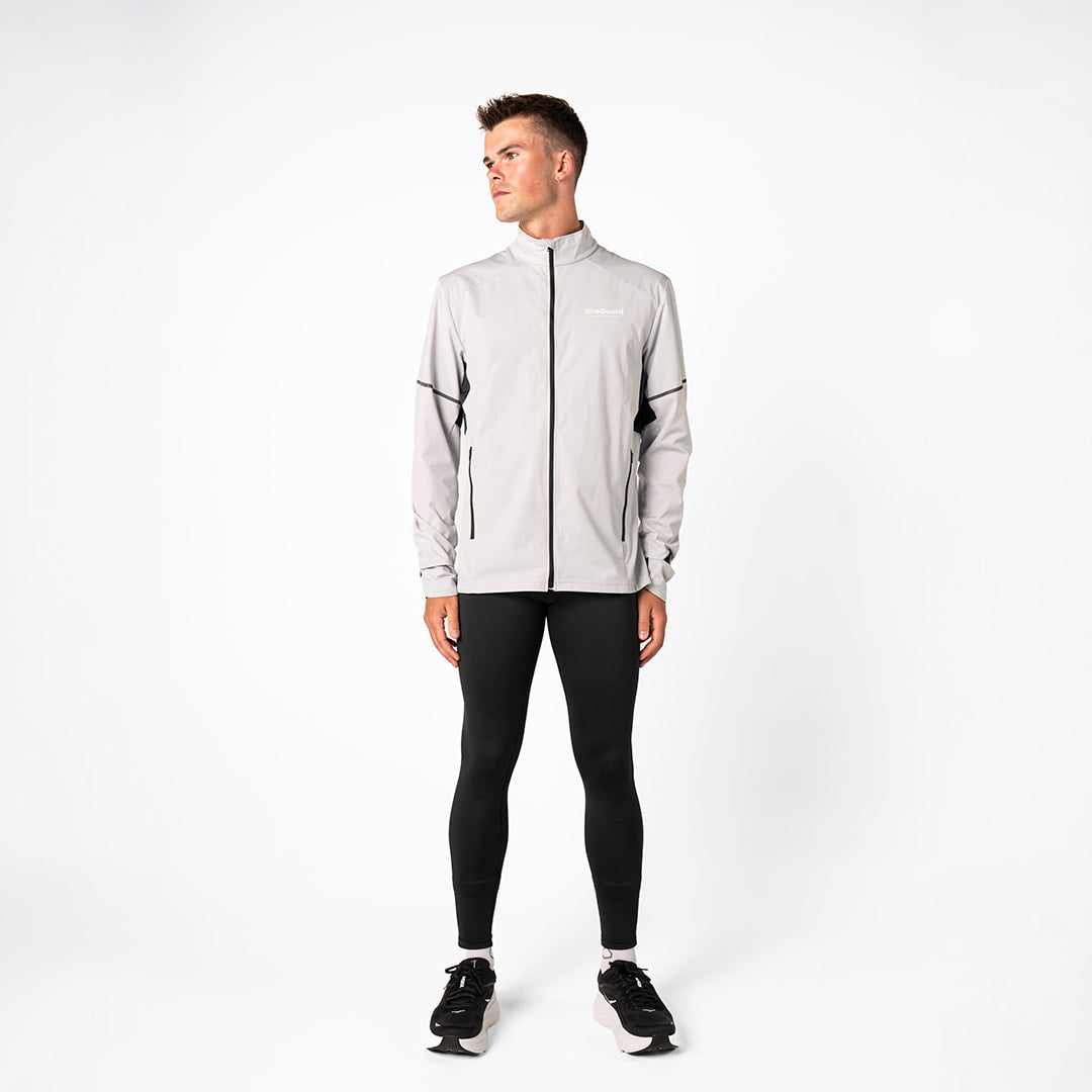 liiteGuard HYDRO-TECH RUNNING JACKET (MEN) Jacket Light Grey