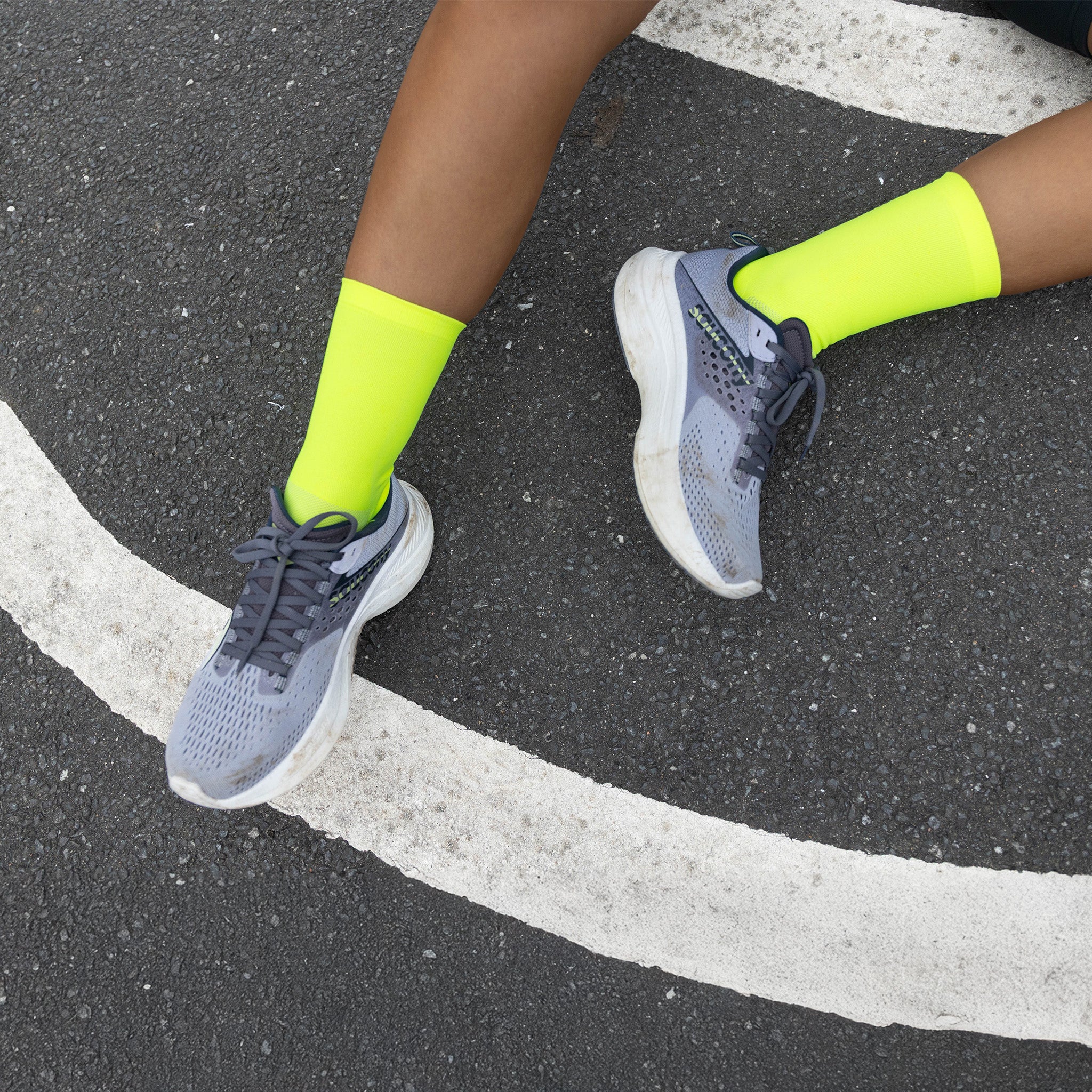 liiteGuard HYPERLIGHT CREW SOCK 2-PACK Medium socks Neon Yellow