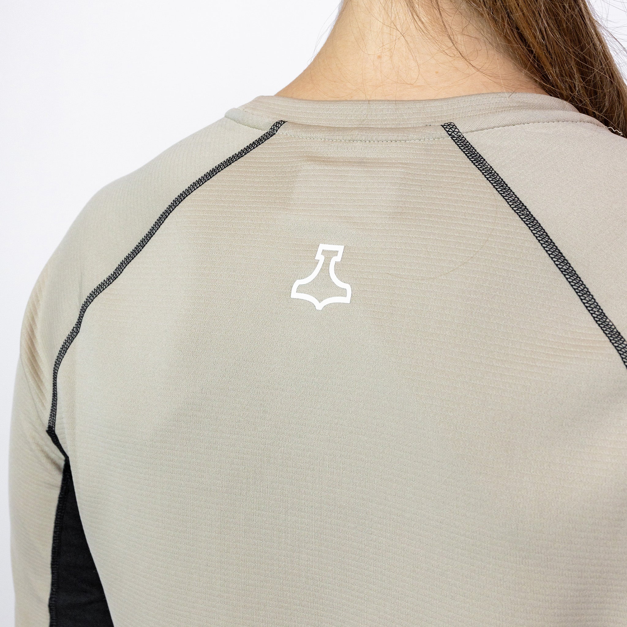 liiteGuard MERINO HYBRID BASELAYER LS (WOMEN) Baselayer Black/Sand