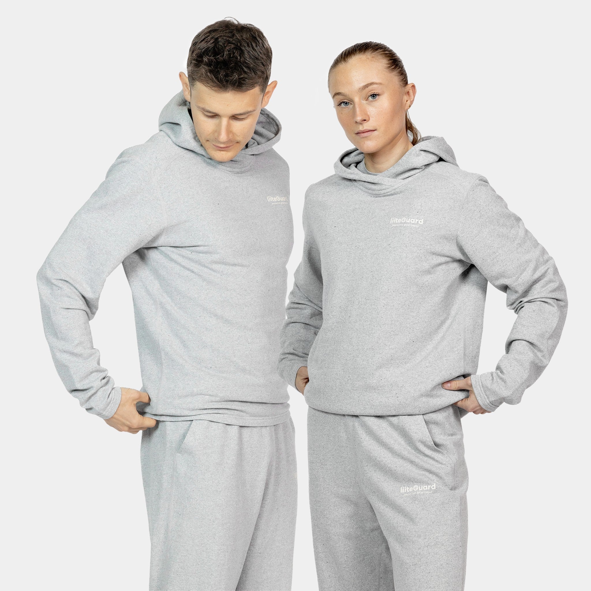 liiteGuard NR SWEAT HOODIE (UNISEX) Top 2000 LIGHT GREY MELANGE