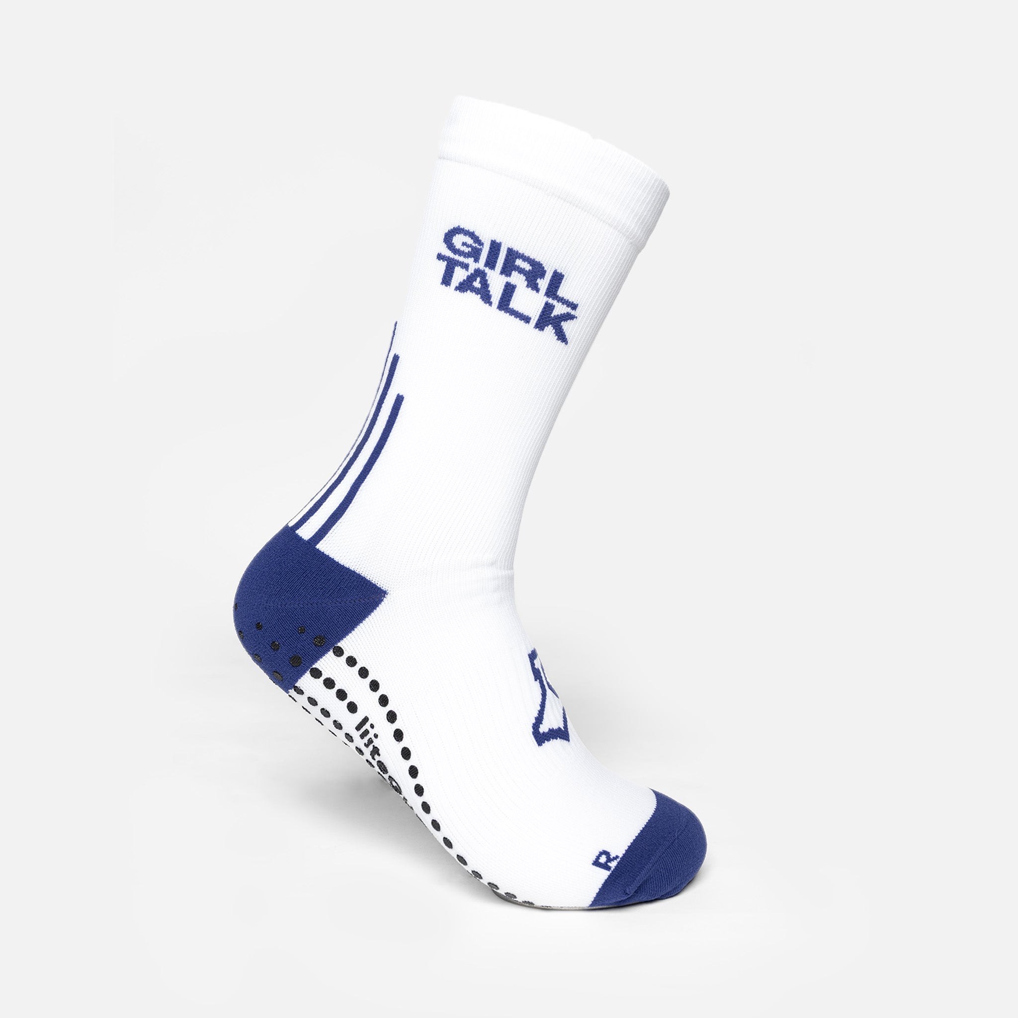 liiteGuard PRO-TECH LG - Girl Talk Medium socks Girl talk - White/Blue