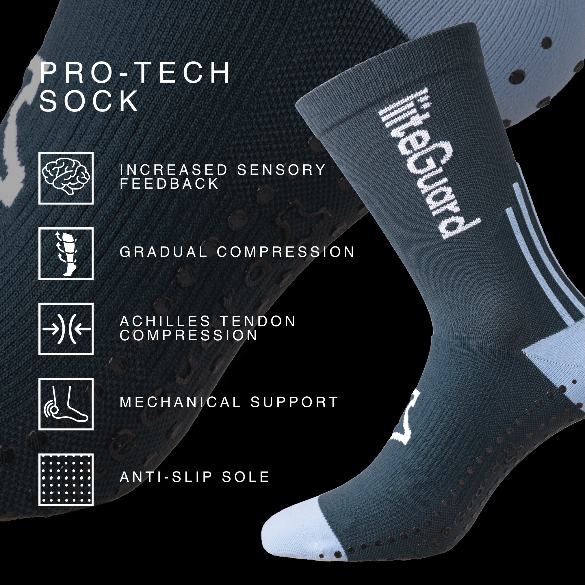 liiteGuard PRO-TECH SOCK Medium socks Dark Navy Blue