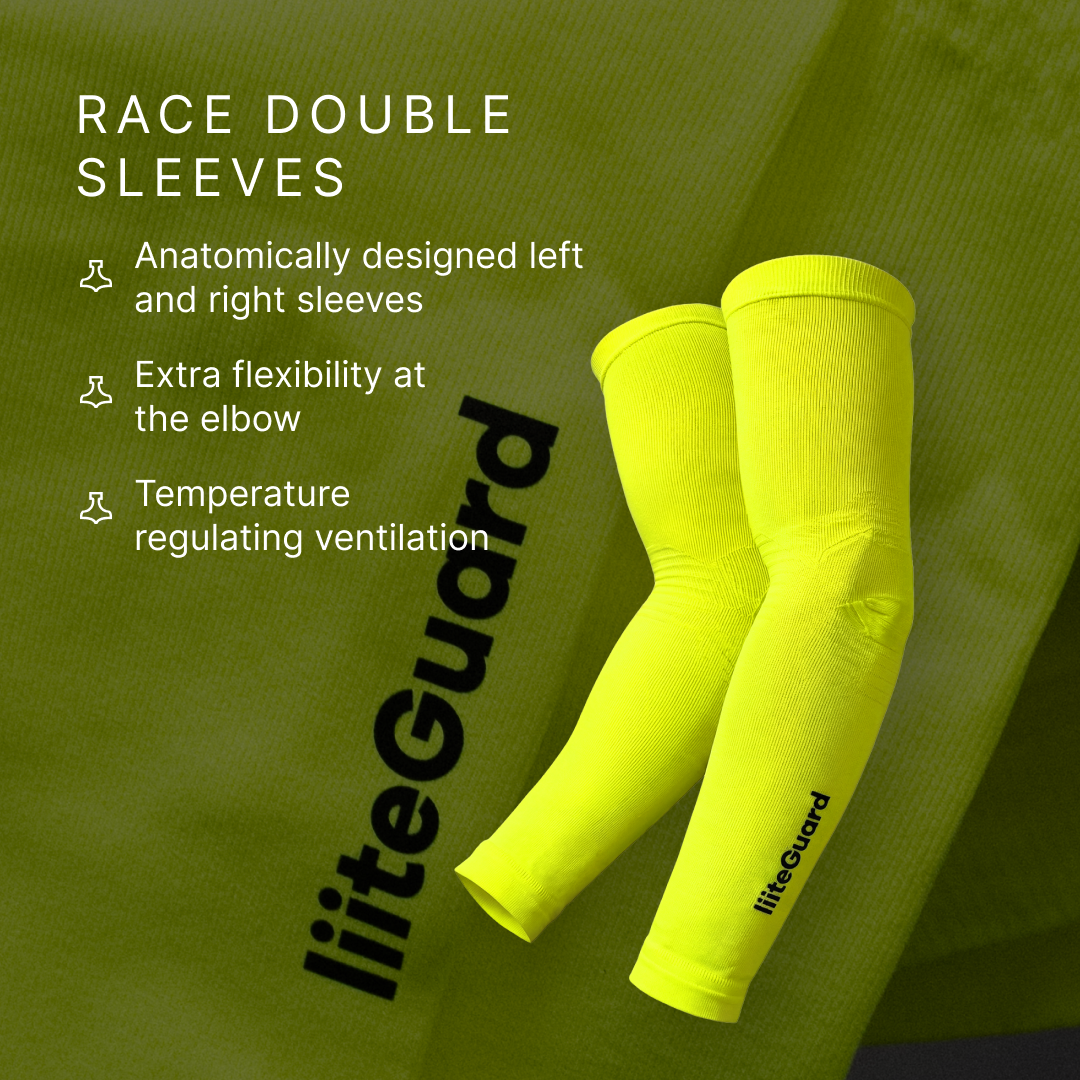 liiteGuard RACE DOUBLE SLEEVES Arm sleeve Neon Yellow