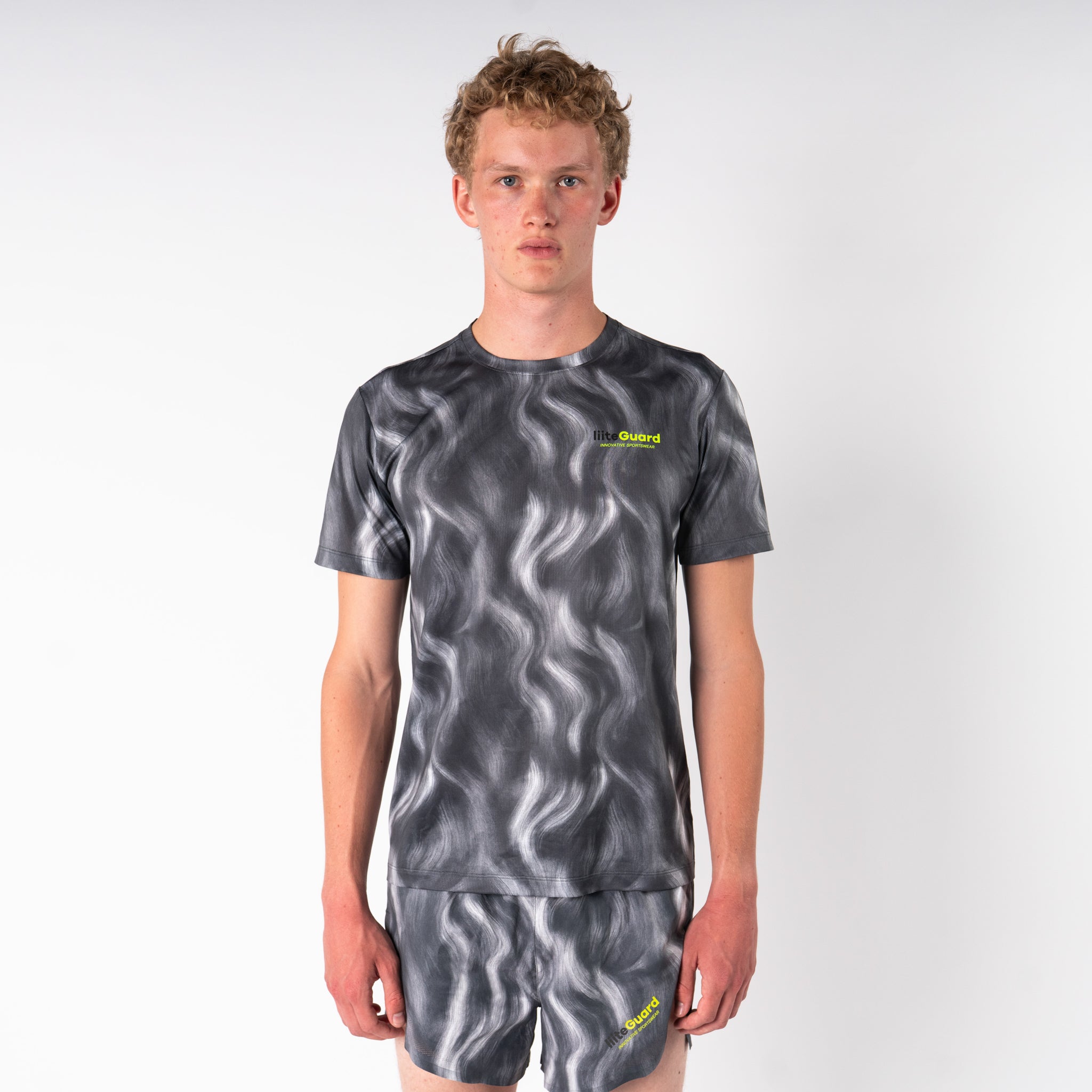 liiteGuard RACE GROUND-TECH T-SHIRT (MEN) T-shirts Grey AOP