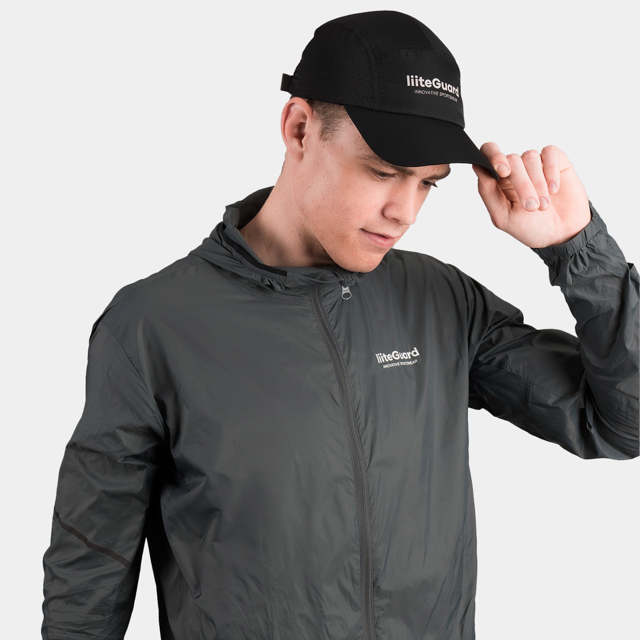 liiteGuard RUNNING CAP Caps Black