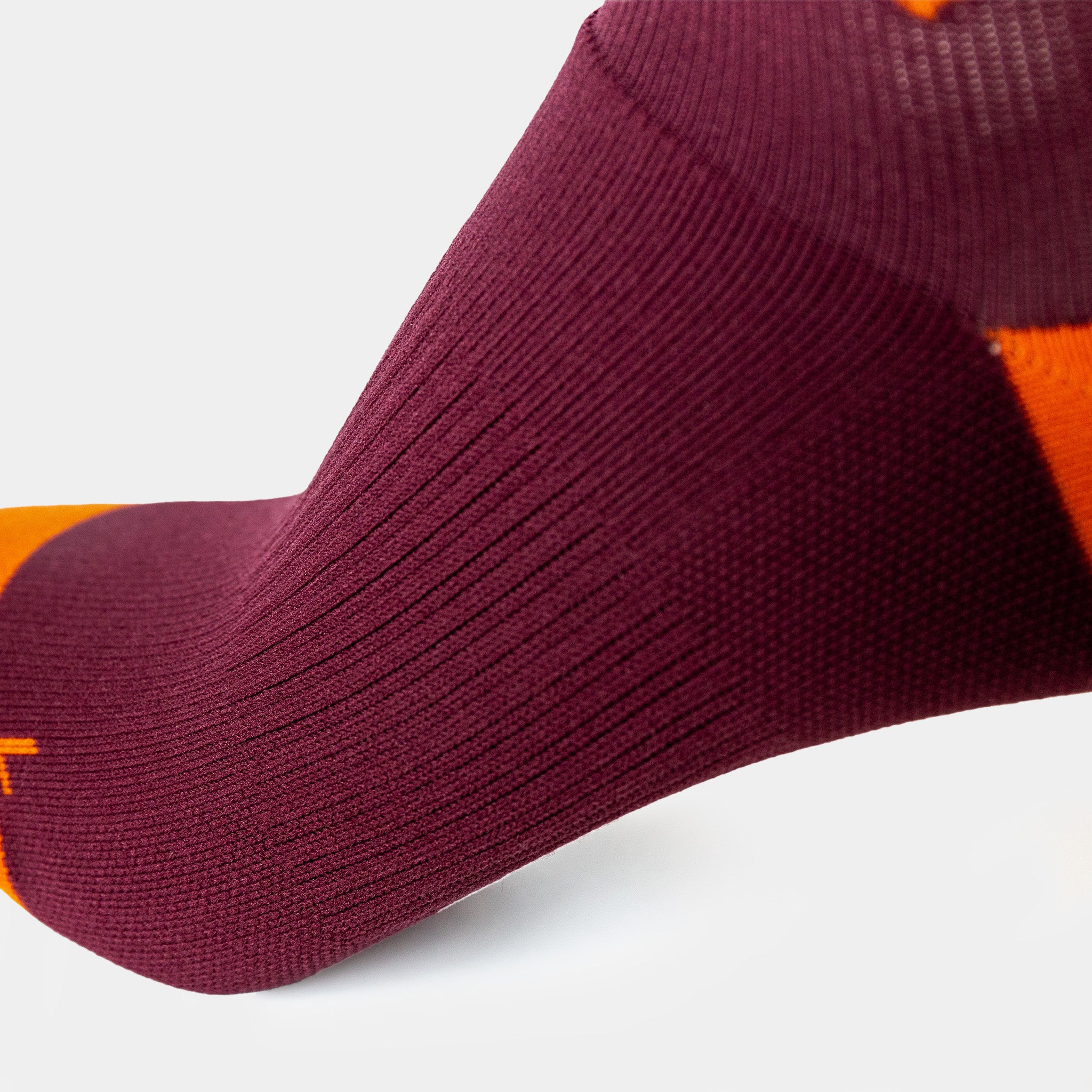 liiteGuard SHIN-TECH GRIP RUNNING SOCK Long socks Bordeaux