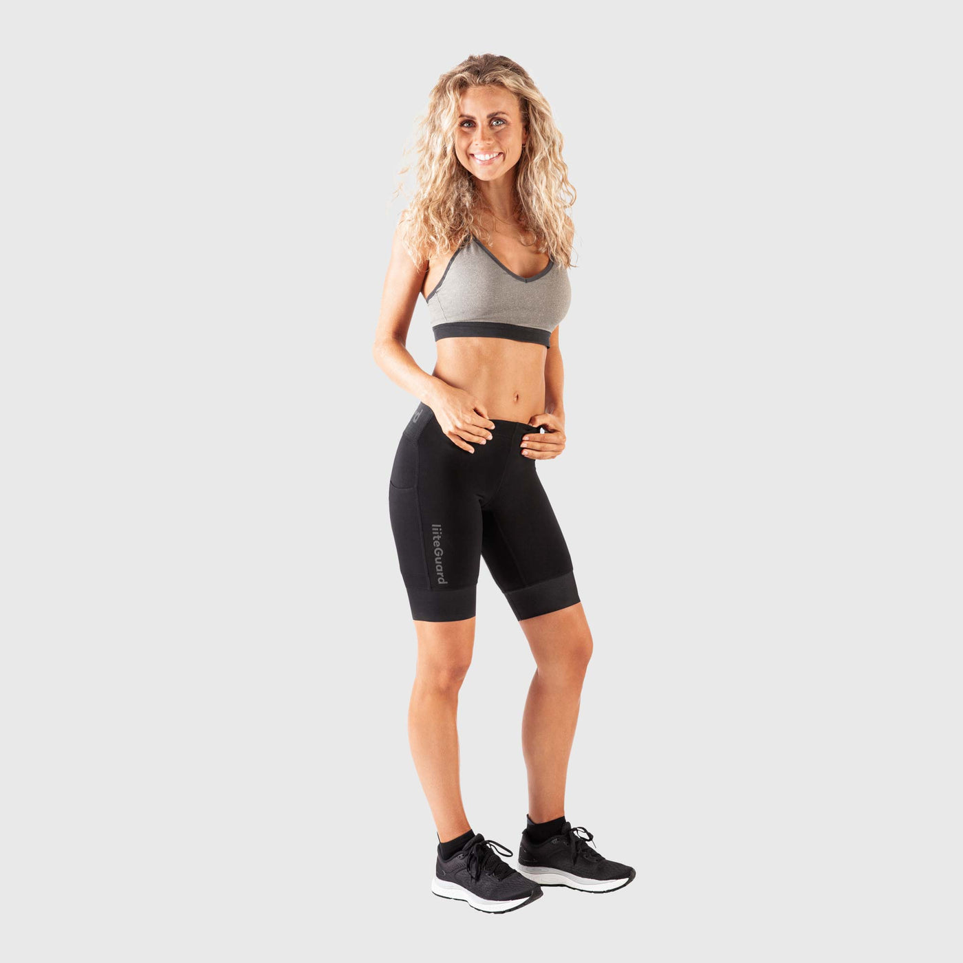 Liiteguard GLU-TECH INFINITY (Damen) Short tights SCHWARZ