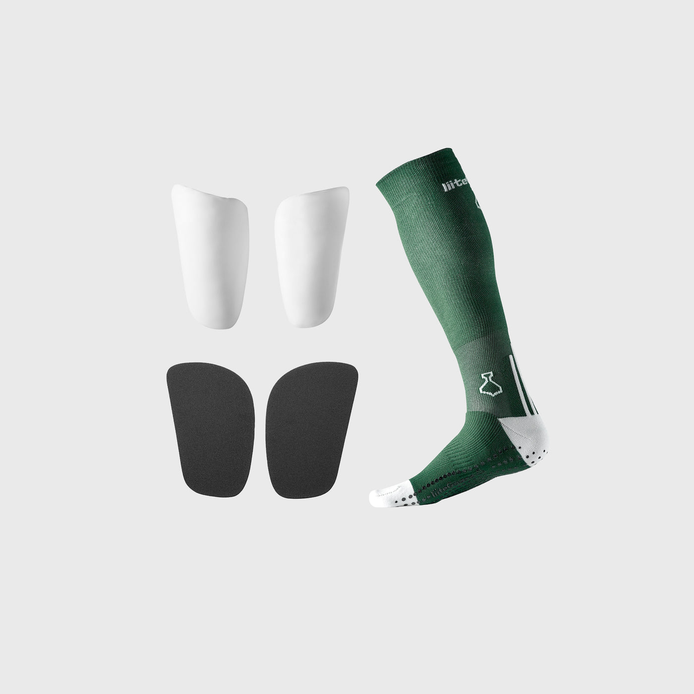Liiteguard PERFORMANCE SET Long socks DUNKELGRÜN