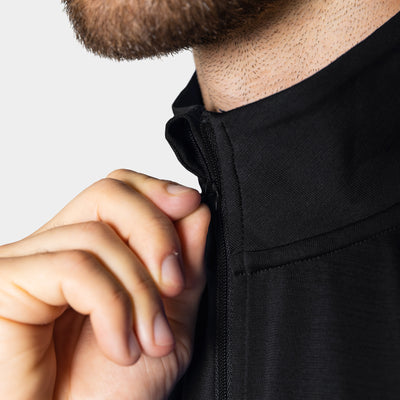 Liiteguard RE-LIITE 1/4 ZIP SHIRT (Herren) Zippers SCHWARZ