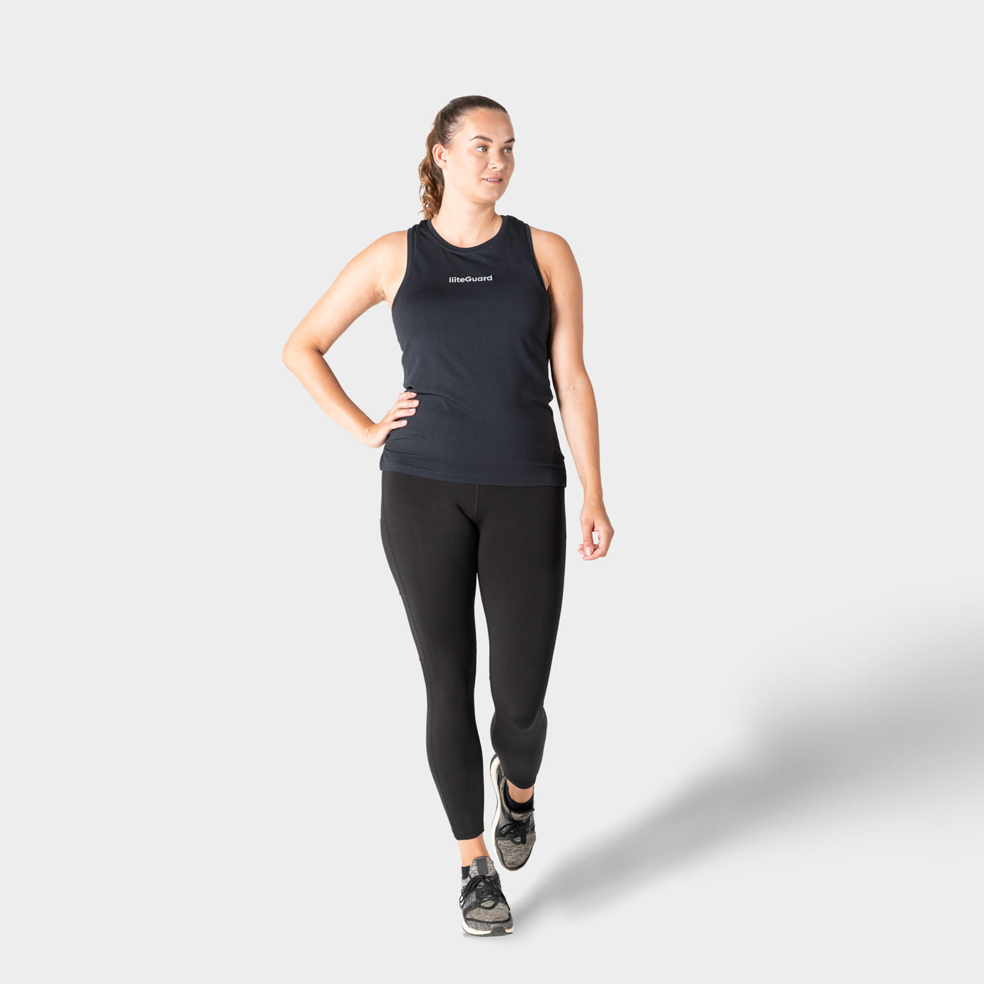 Liiteguard RE-LIITE SINGLET (Damen) Singlet SCHWARZ