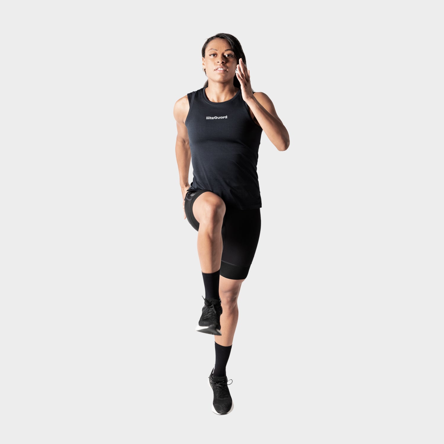 Liiteguard RE-LIITE SINGLET (Damen) Singlet SCHWARZ